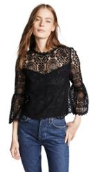 Bb Dakota Amazing Lace Bell Sleeve Top