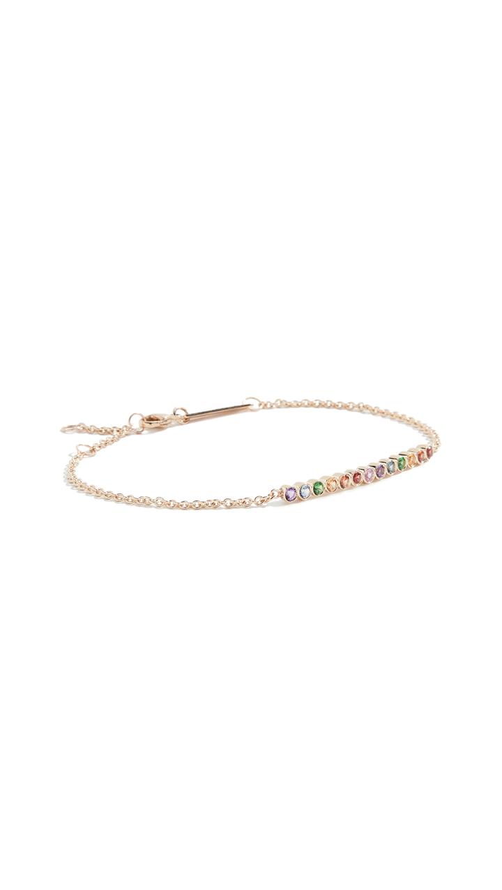 Zoe Chicco 14k Multicolor Sapphire Bracelet