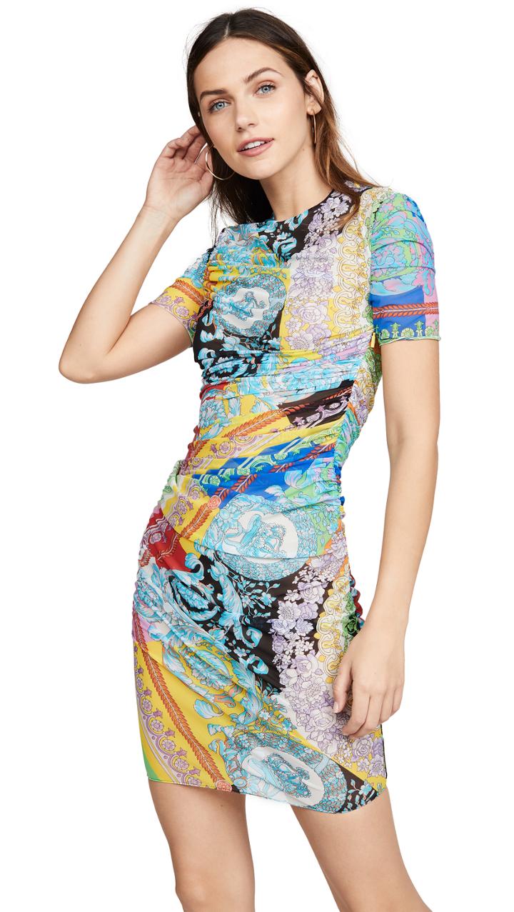 Versace Graphic Print Dress