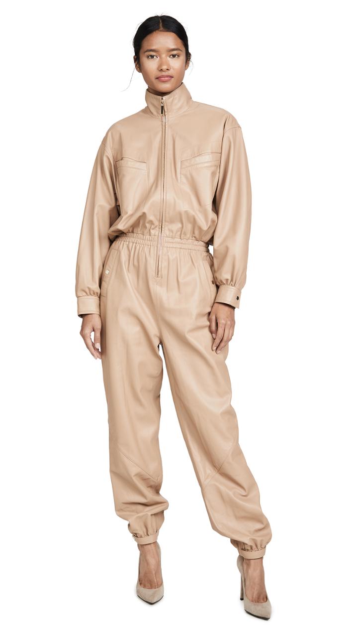 Zimmermann Espionage Leather Boiler Suit