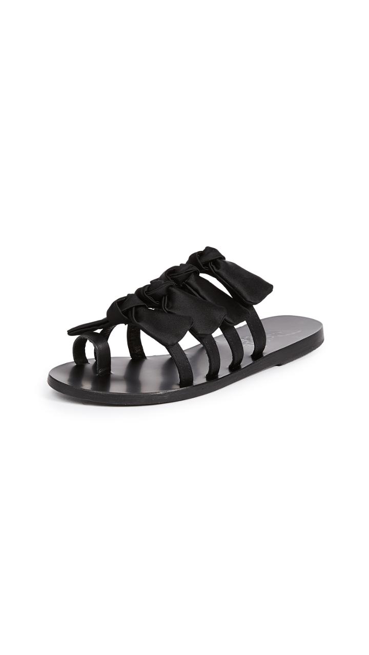 Ancient Greek Sandals Hara Bow Slide Sandals