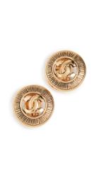 What Goes Around Comes Around Chanel Sunburst Earrings