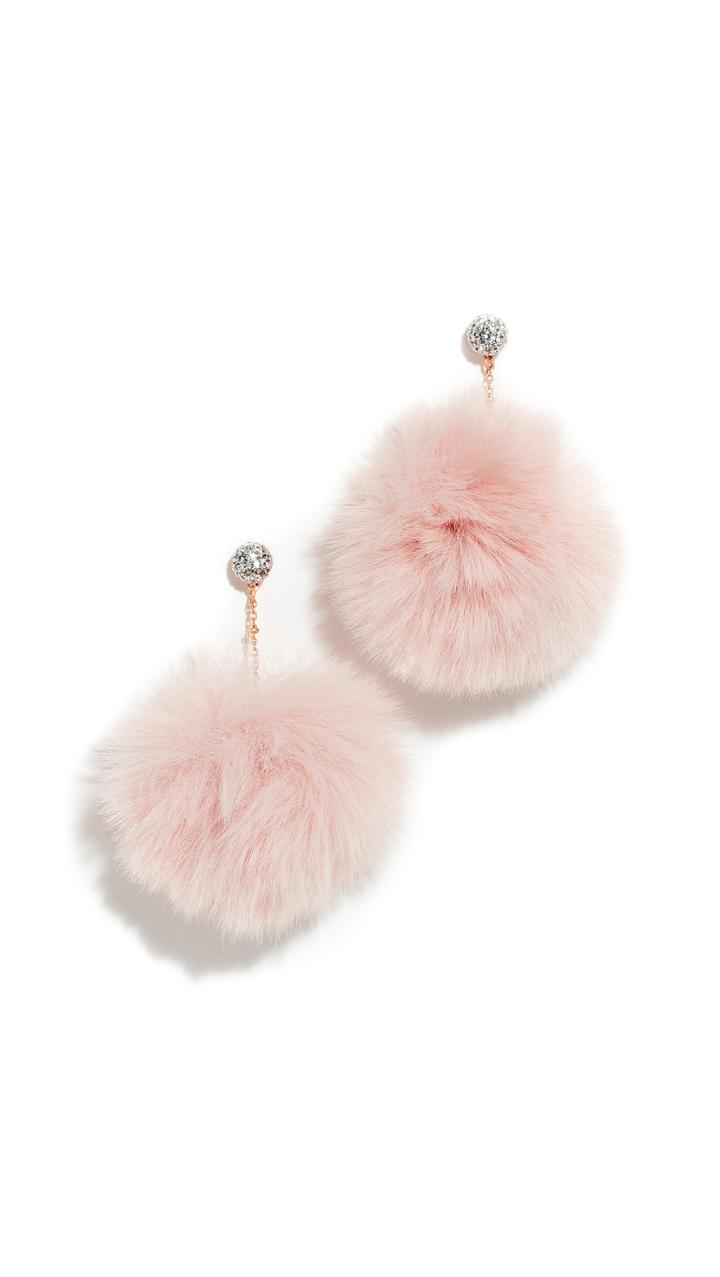 Kate Spade New York Chic Cushy Pouf Earrings