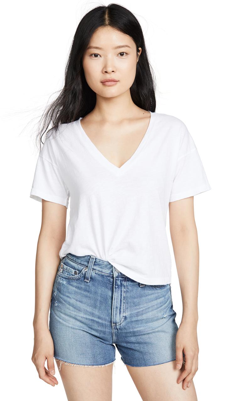 Lna Boxy V Neck