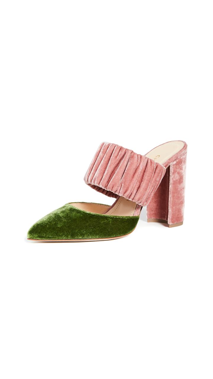 Chloe Gosselin Kiera Bi Color Pointed Mules