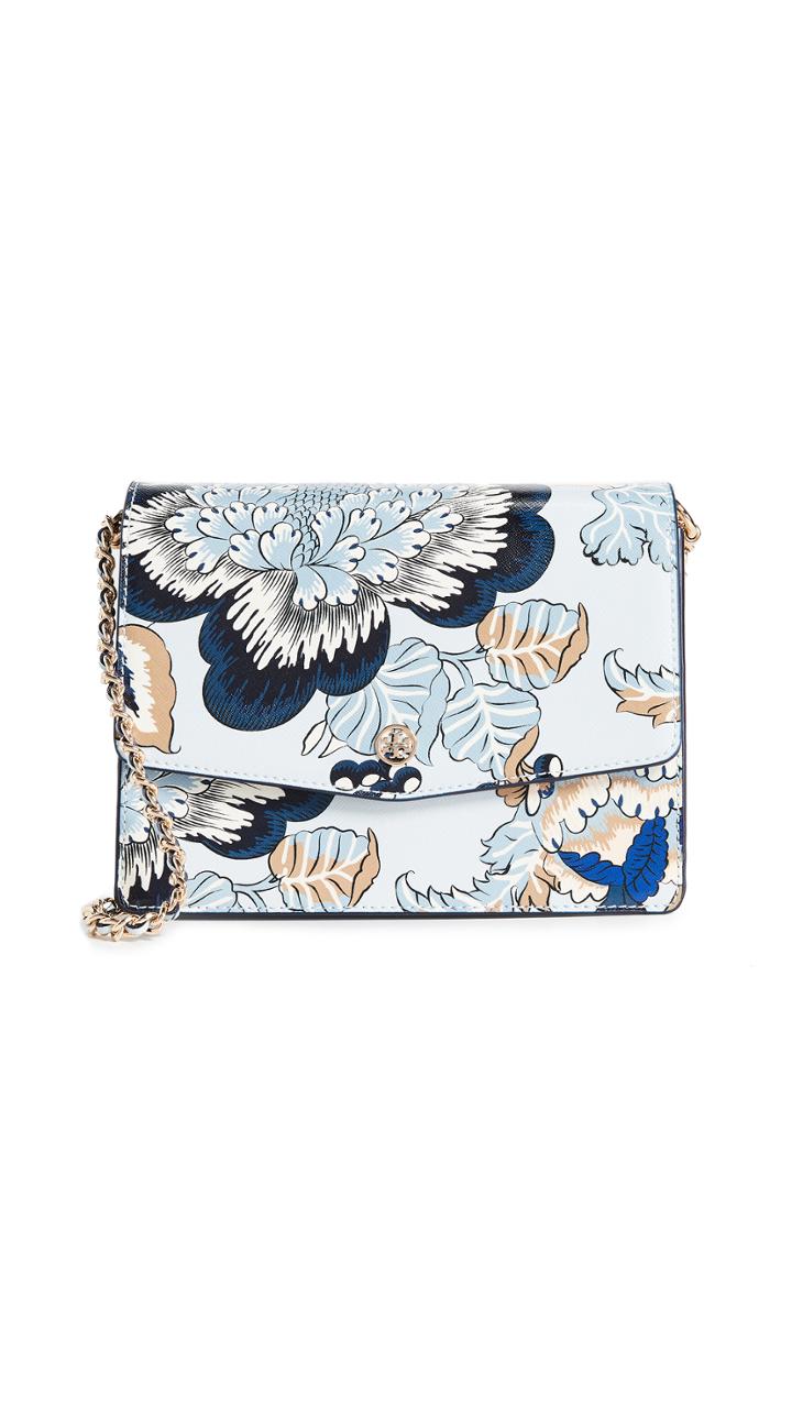 Tory Burch Robinson Floral Convertible Shoulder Bag