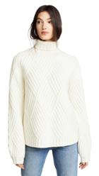 Victoria Victoria Beckham Classic Raglan Turtleneck Sweater