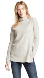 Vince Turtleneck Tunic Pullover