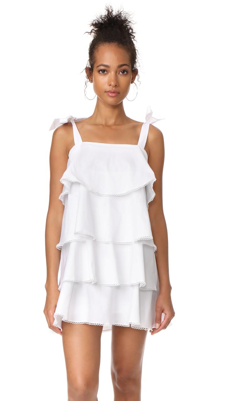 Wayf Madelyn Tiered Mini Dress