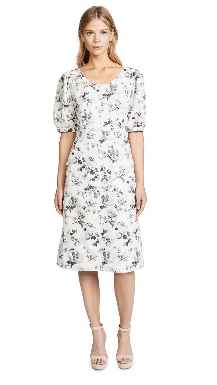 Rebecca Taylor Printed Linen Jacket