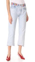 One By Tricia Fix One By Denim Jeans With Beaded Belt