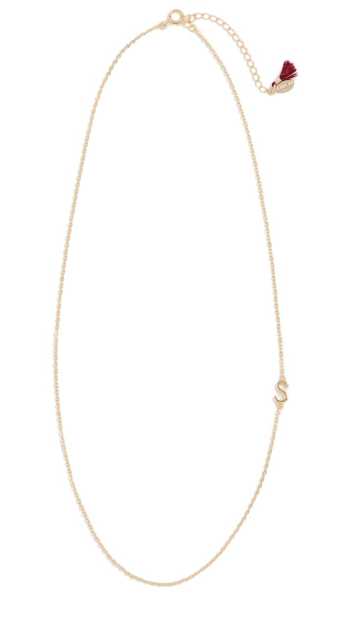 Shashi Letter In Chain Necklace