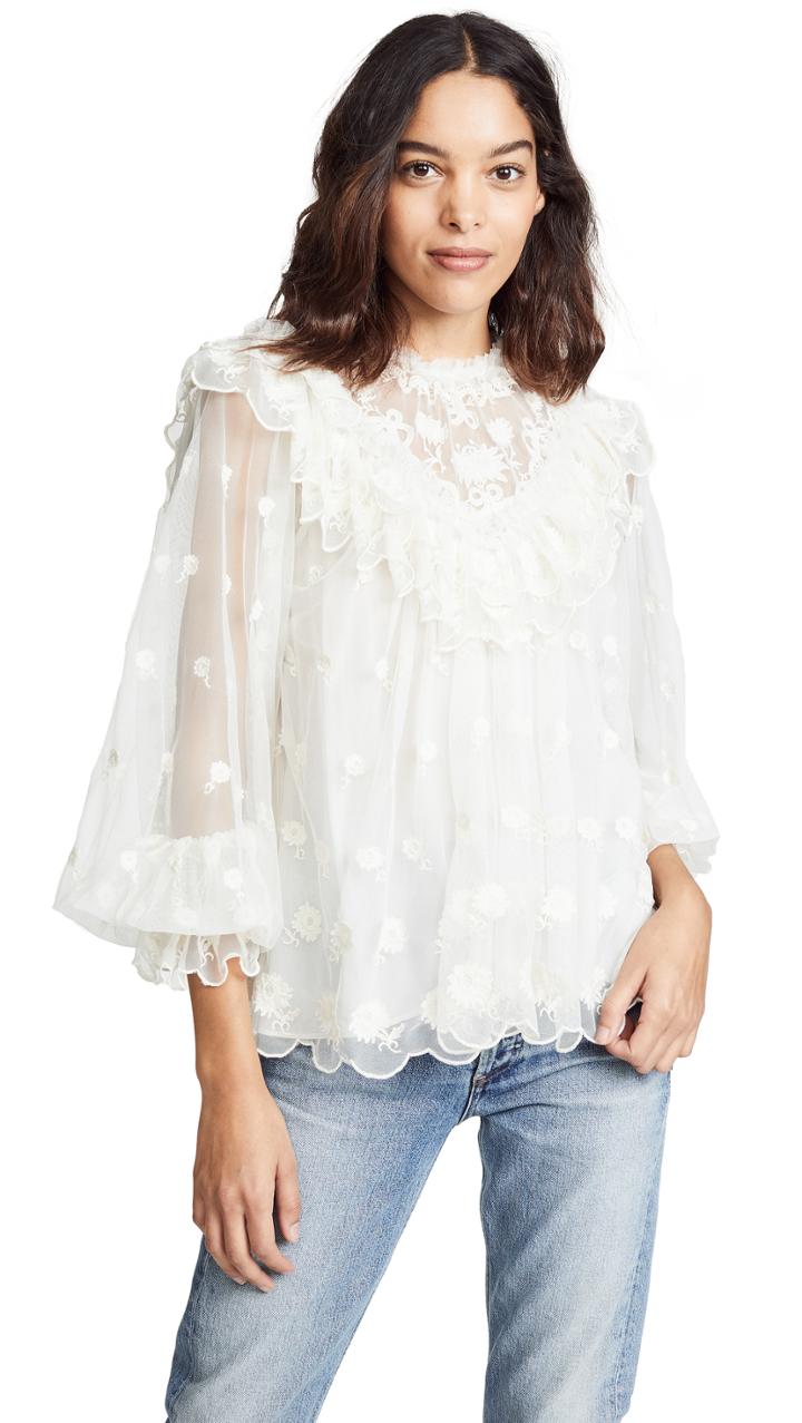 Ulla Johnson Lucien Blouse