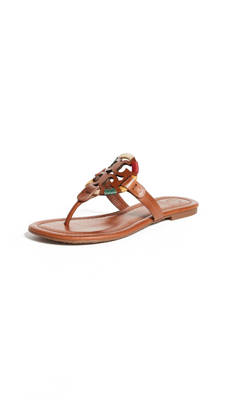 Tory Burch Miller Embroidered Sandals