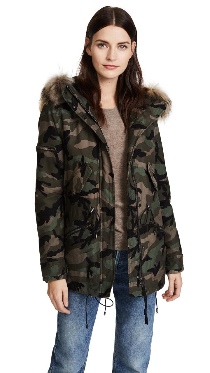 Sam Camo Mini Hudson Parka