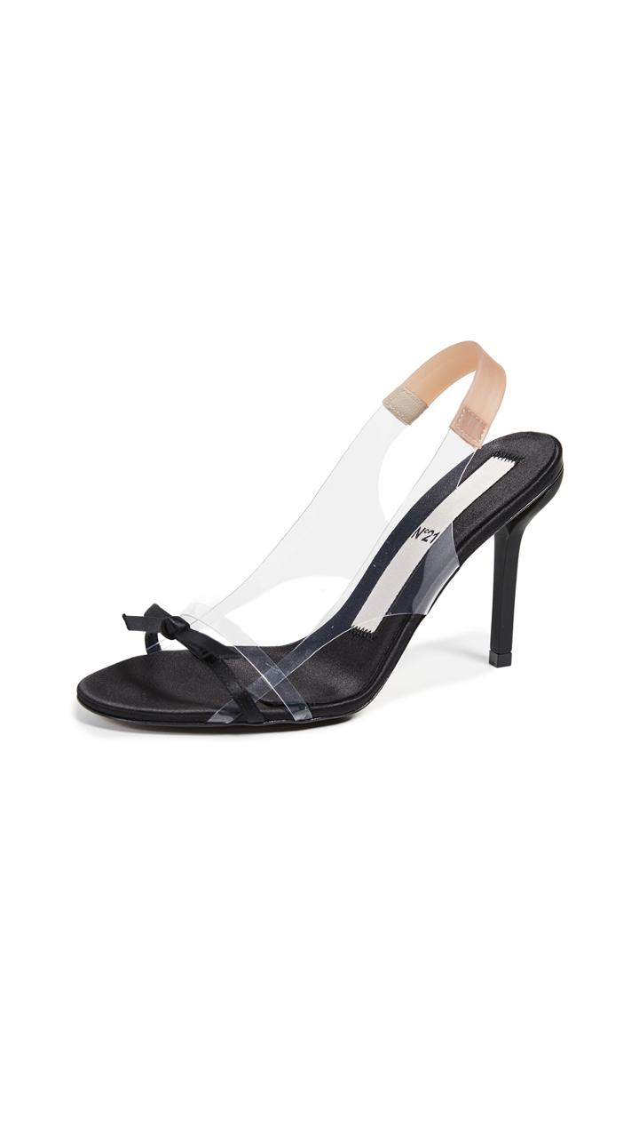 No 21 Slingback Bow Sandals