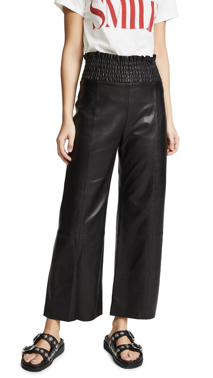 Veda Conch Leather Pants