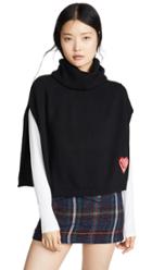 Moschino Heart Logo Poncho