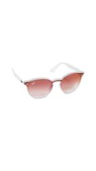 Ray Ban Rb4380n Blaze Round Clear Gradient Sunglasses