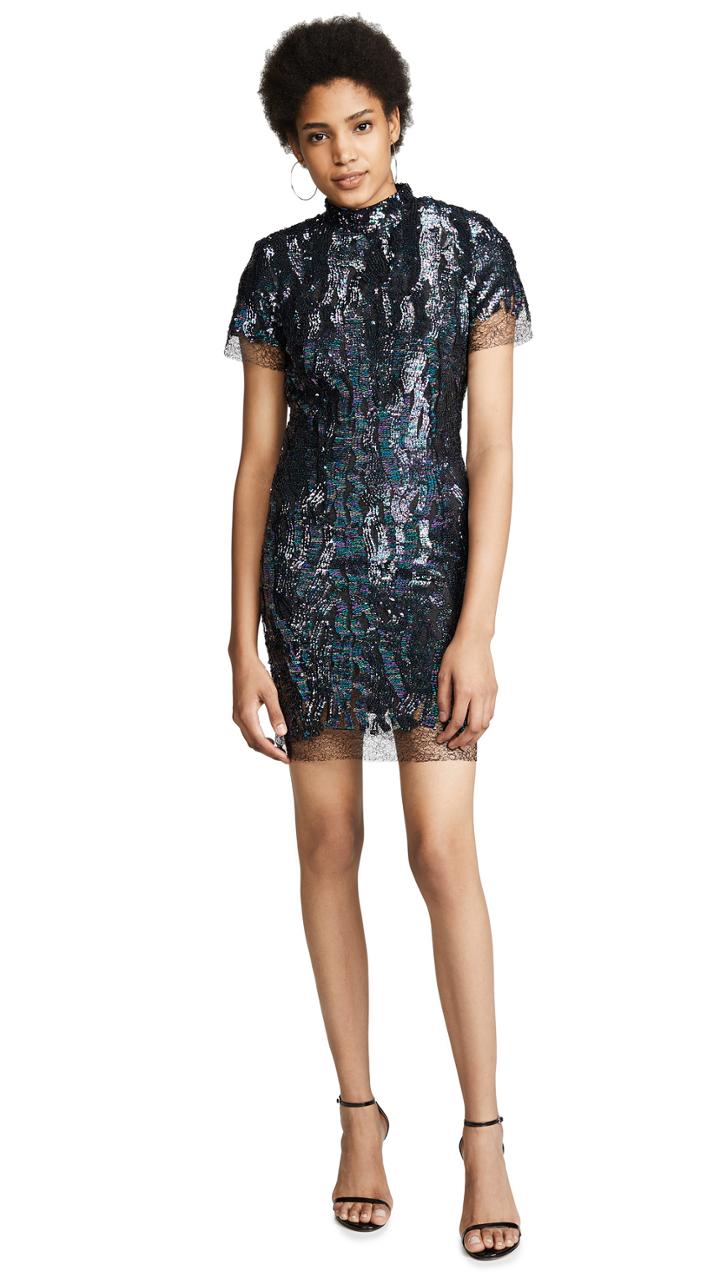 Haney Syd Cap Sleeve Cocktail Dress