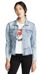Blank Denim Reversible Hooded Anorak