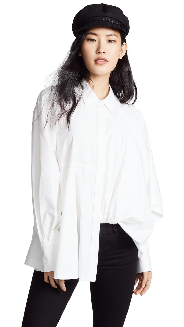 Lee Mathews Hudson Draped Shirt