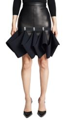 Dion Lee Leather Hook Miniskirt