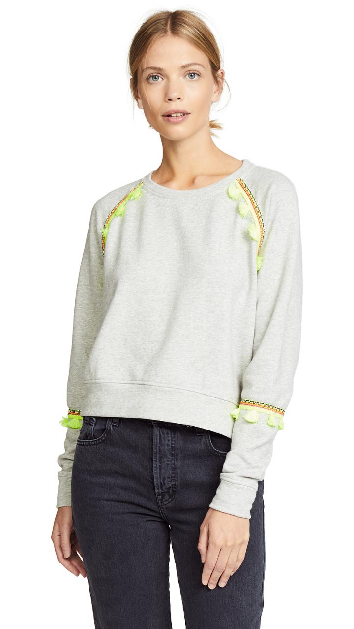 Generation Love Devon Brocade Trim Sweatshirt