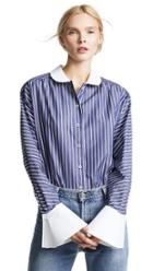 Marc Jacobs Stripe Button Down With Cuffs