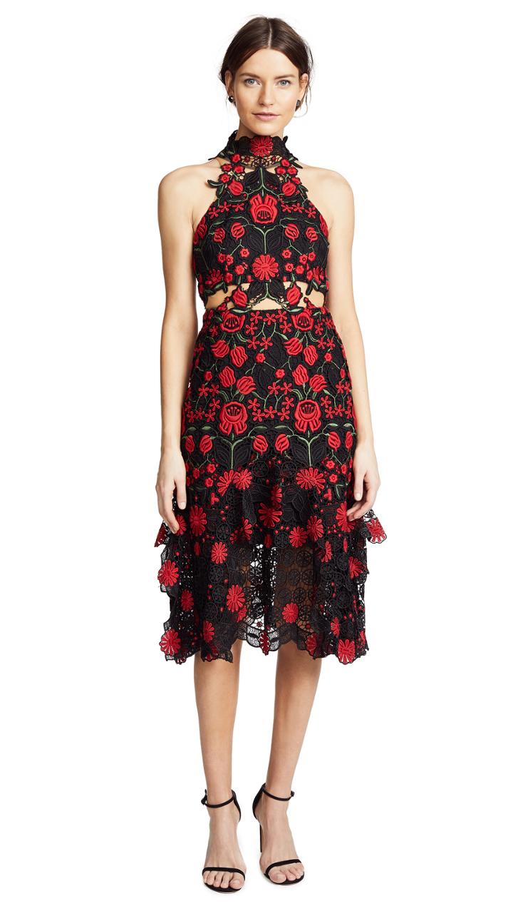 Thurley English Rose Midi Dress