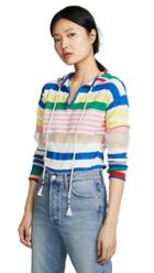 Mira Mikati Striped Hooded Sweater