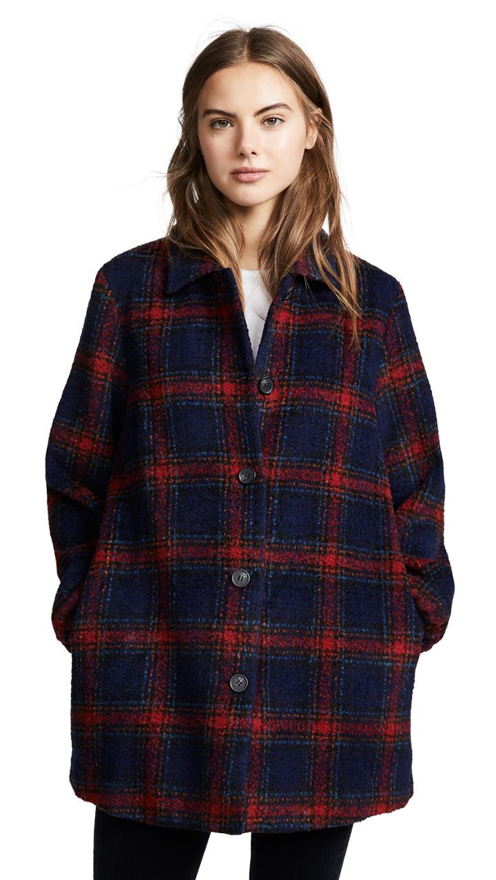 Velvet Colette Plaid Jacket
