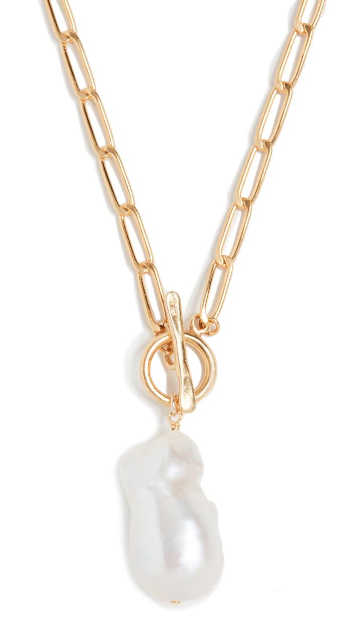 Chan Luu White Pearl Necklace