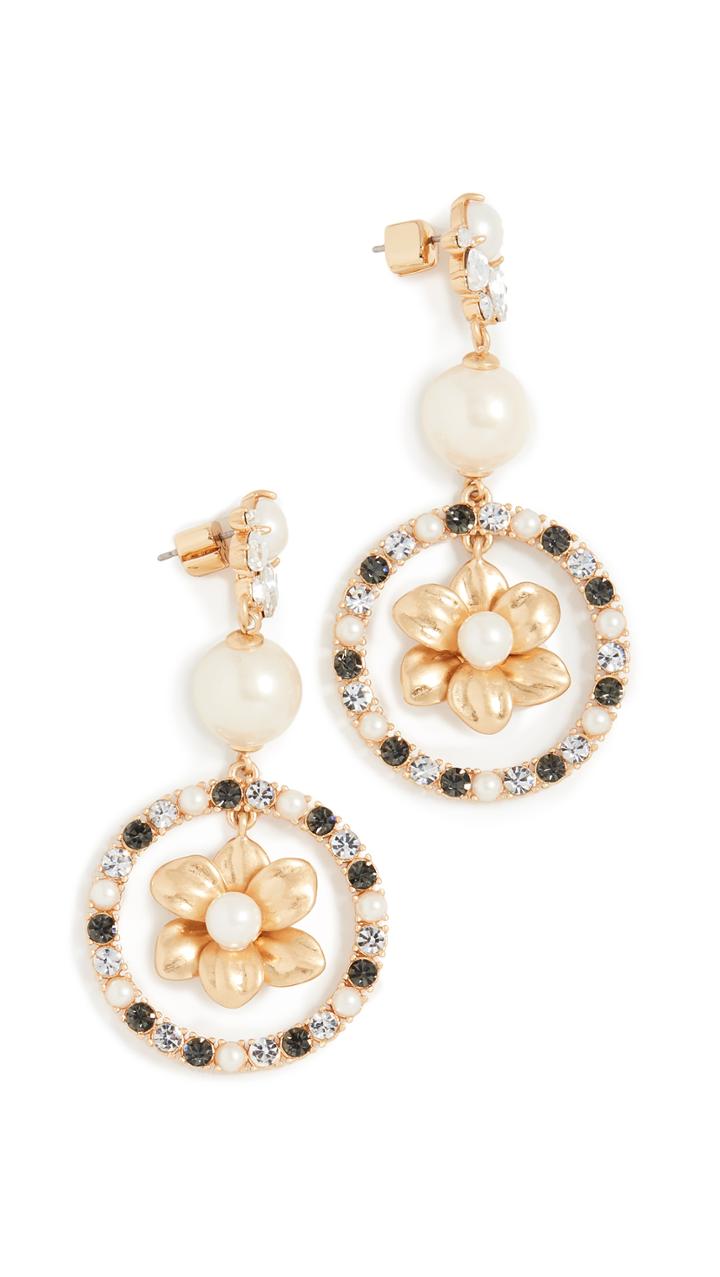 Kate Spade New York Wild Garden Triple Drop Earrings
