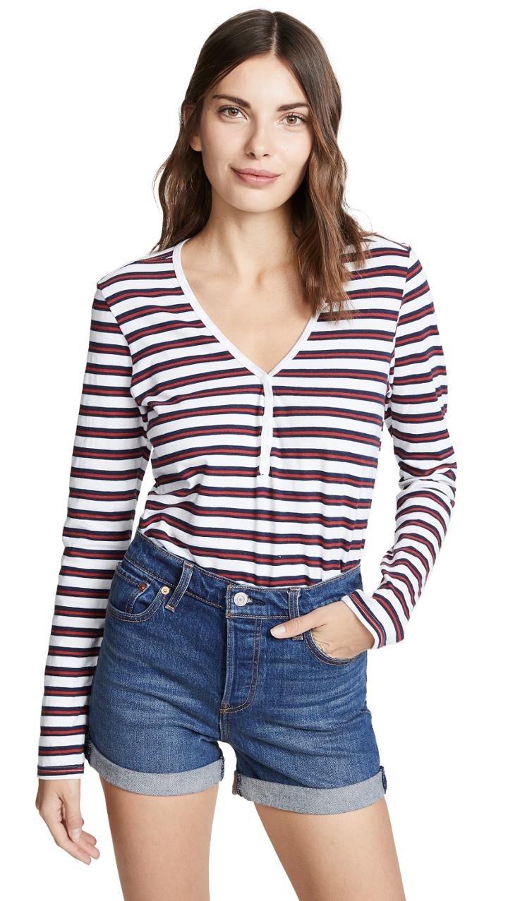 Stateside Slim Vintage Henley