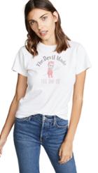 Re Done Devil Made Me Do It Classic Tee