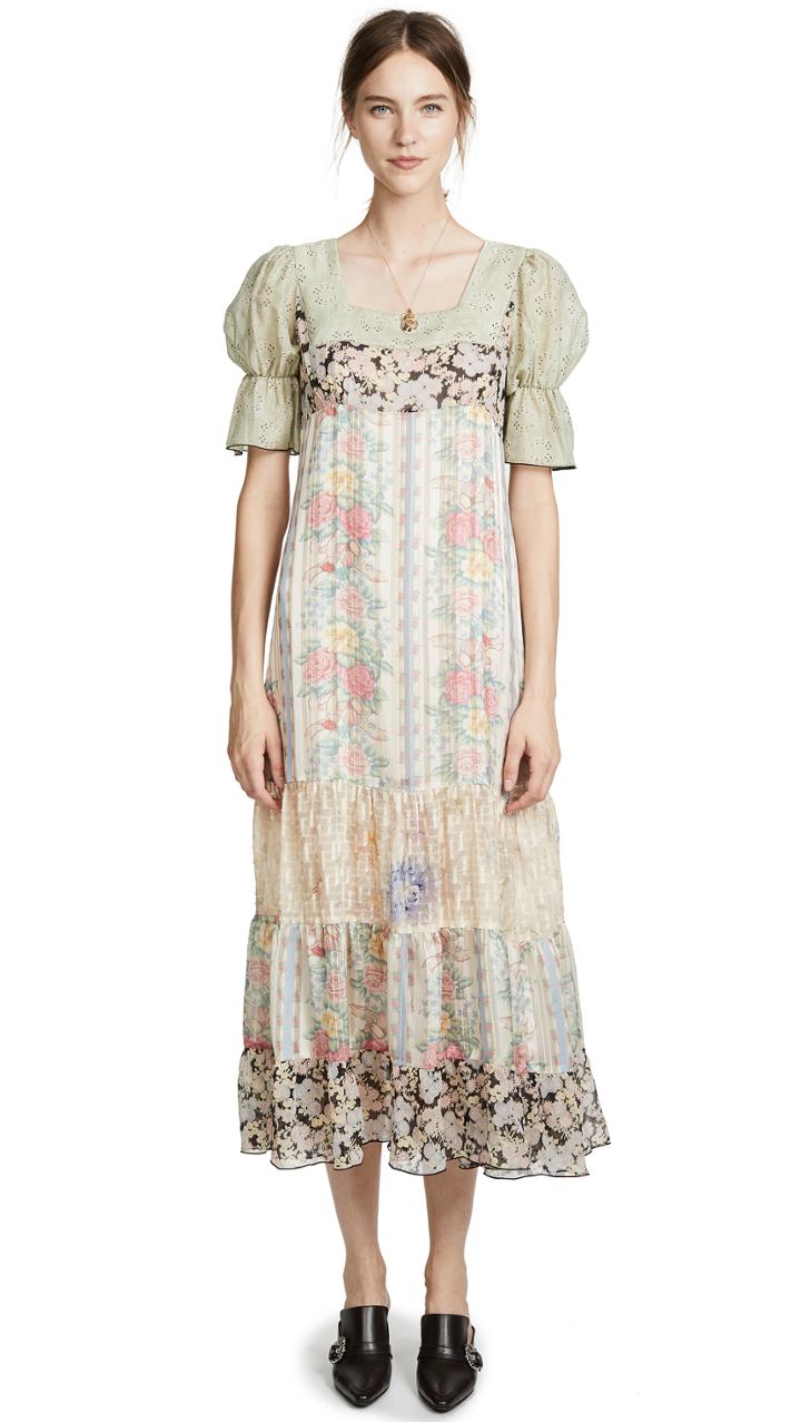Anna Sui Whisper Rose Maxi