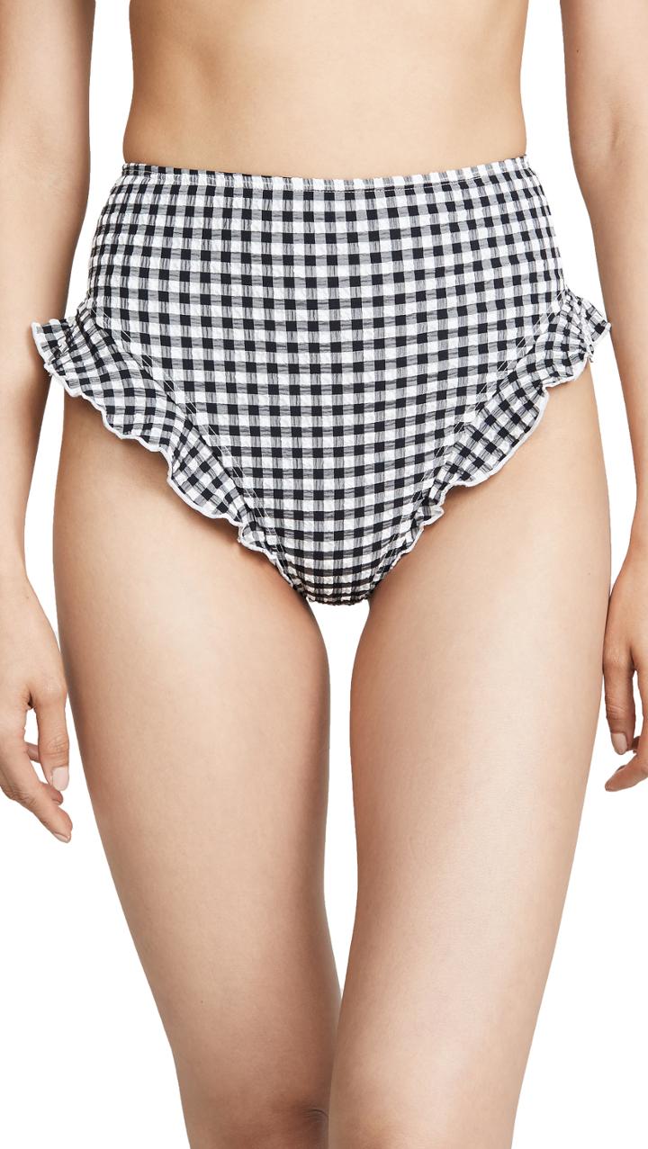 Solid Striped The Lana Bikini Bottoms