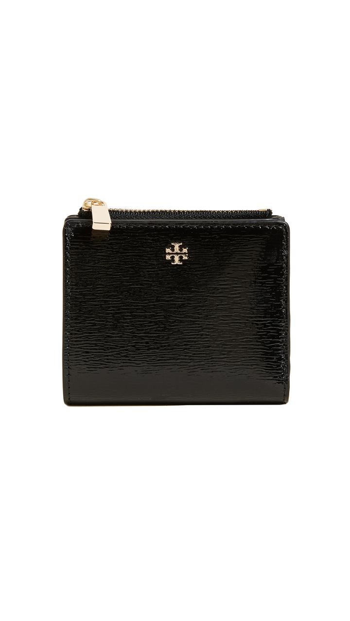 Tory Burch Robinson Patent Mini Wallet