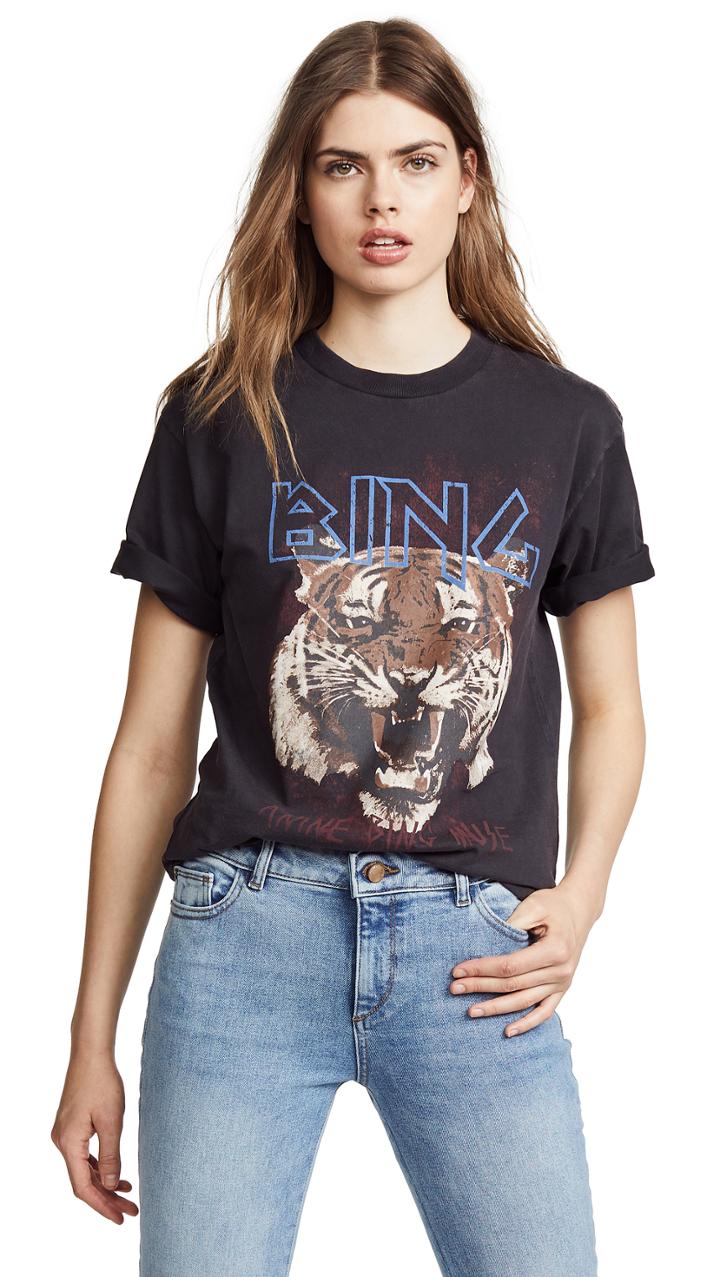 Anine Bing Tiger Tee