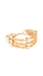 What Goes Around Comes Around Chanel Gold Cyrstal Cc Bracelet