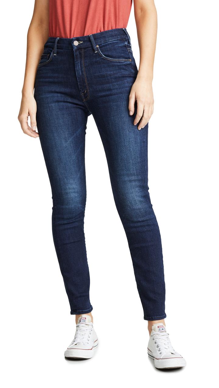 Mother High Rise Looker Ankle Jeans