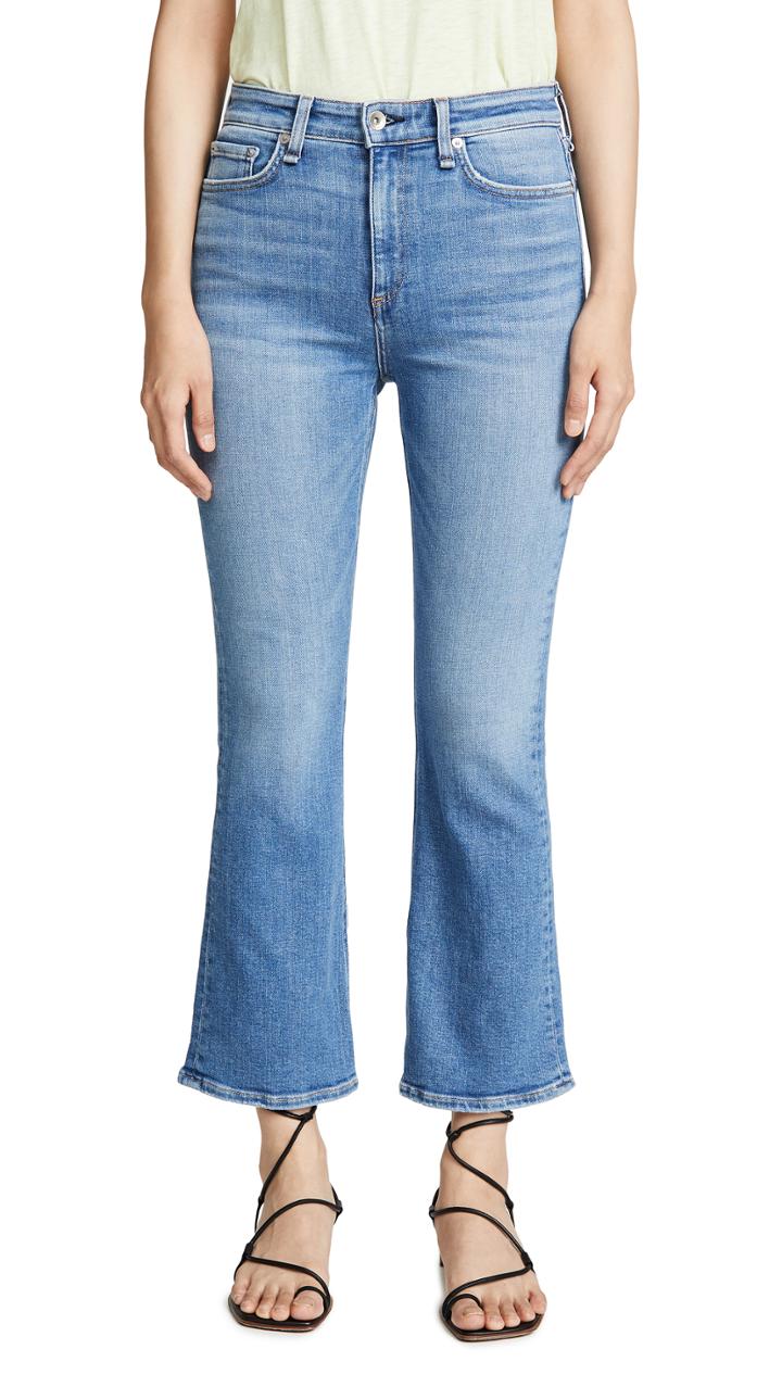 Rag Bone Jean Nina High Rise Ankle Flare Jeans