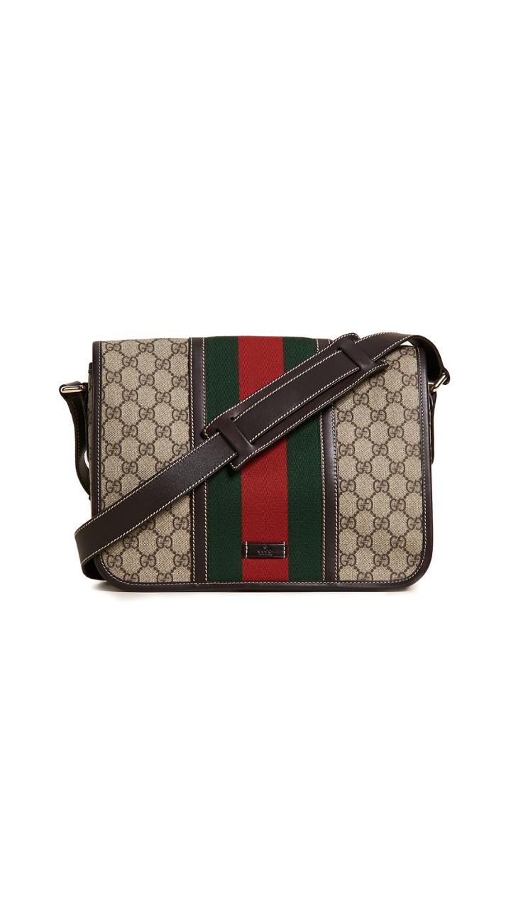What Goes Around Comes Around Gucci Web Messenger Bag