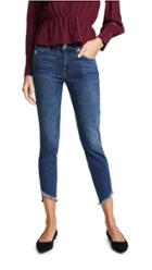 7 For All Mankind The Ankle Skinny With Angled Hem
