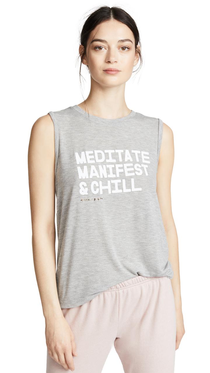 Spiritual Gangster Meditate Chakra Tank Top