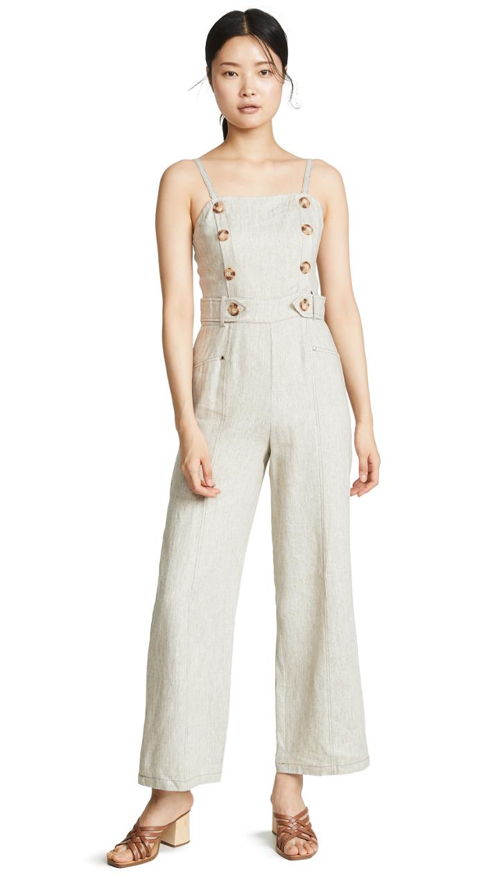 Chriselle Lim Collection Oatmeal Jumpsuit