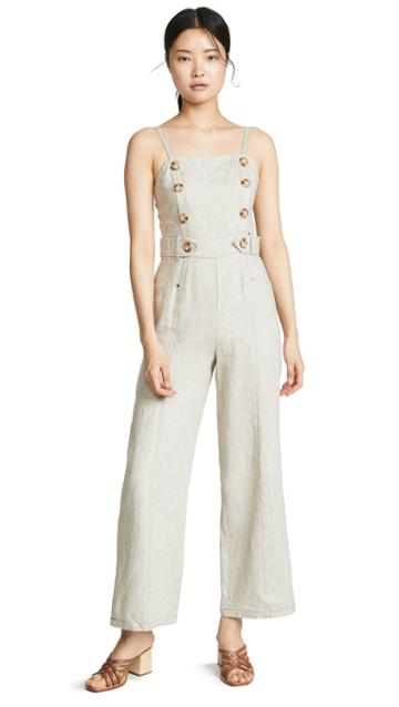 Chriselle Lim Collection Oatmeal Jumpsuit