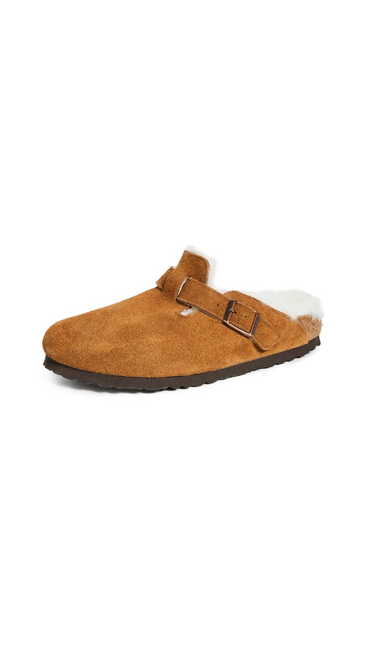 Birkenstock Boston Shearling Clogs Narrow