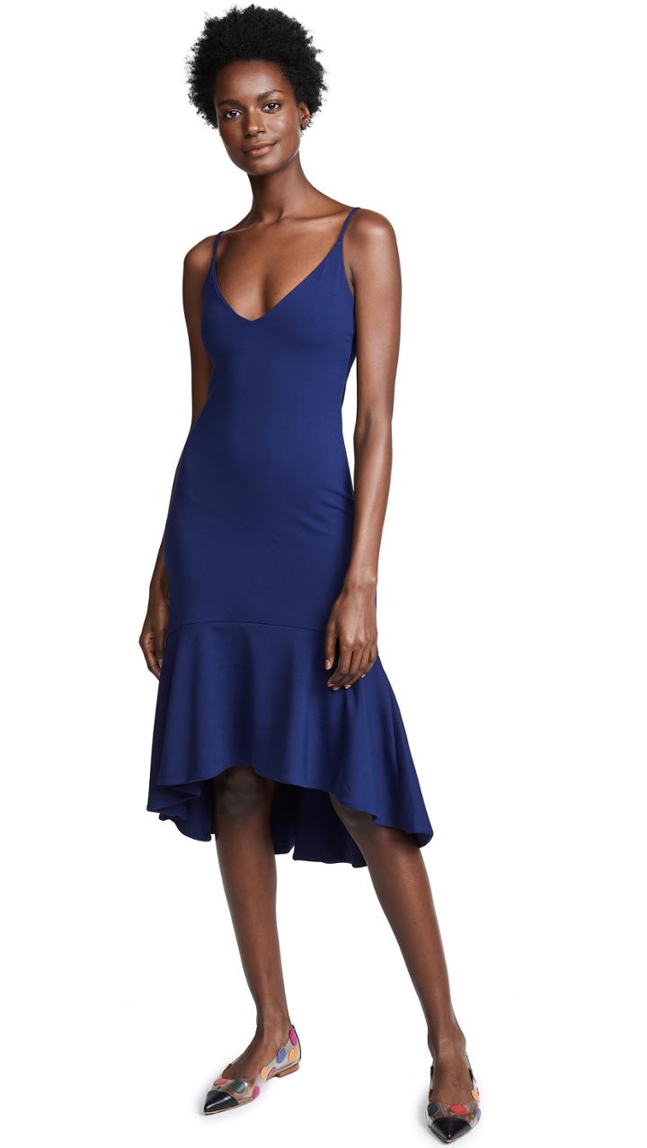 Susana Monaco Ruffle Hem Dress